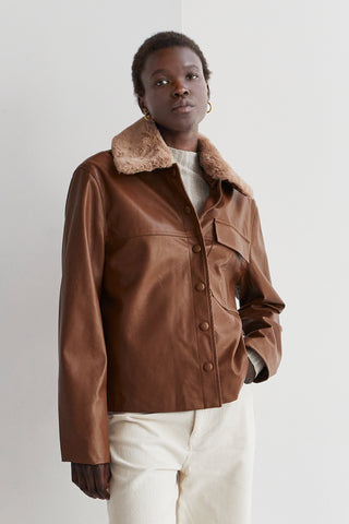 Eloise Vegan Leather Jacket