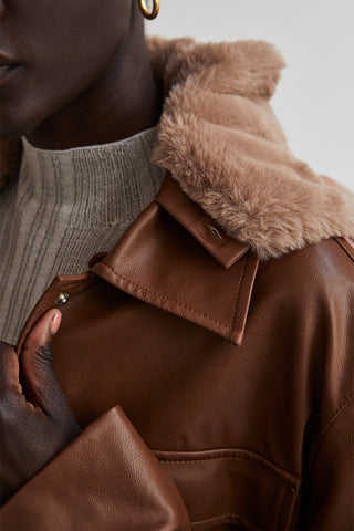 Eloise Vegan Leather Jacket