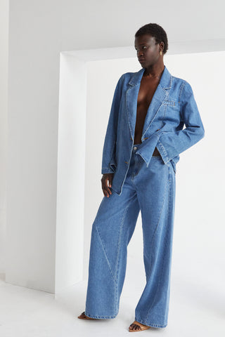 Victoria Wide Leg Denim Pants