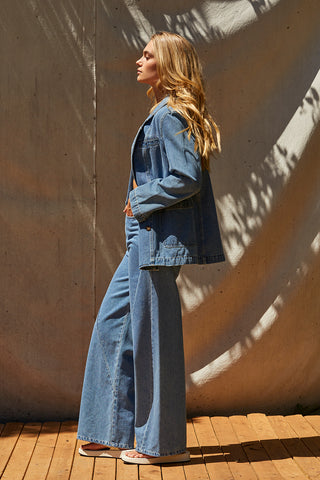 Brandi Denim Blazer Jacket
