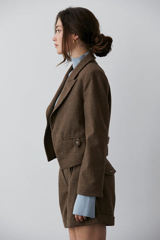 Daly Crop Open Blazer