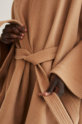 Gabby Wool Blend Cape