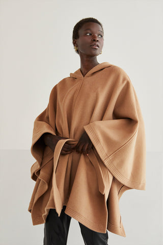 Gabby Wool Blend Cape