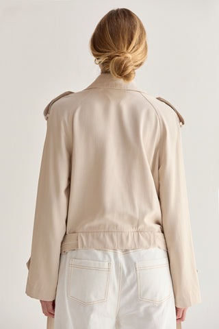 Reese Crop Trench Coat