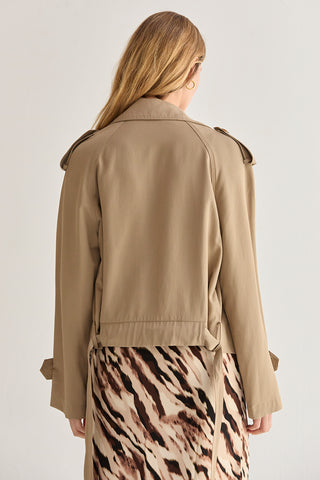 Reese Crop Trench Coat