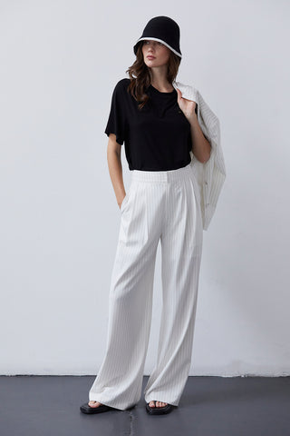 Zhuri Pinstriped Trousers
