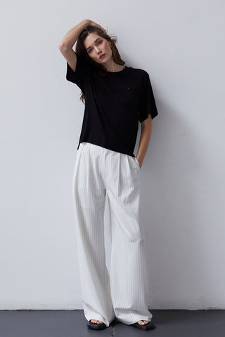 Zhuri Pinstriped Trousers
