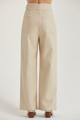 Zoya Vegan Leather Pants