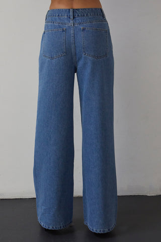 Victoria Wide Leg Denim Pants