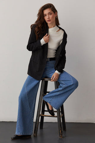 Victoria Wide Leg Denim Pants