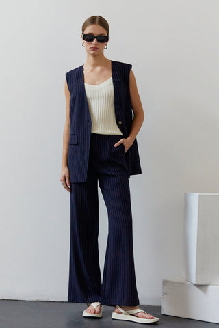 Valencia Pinstripe Trousers