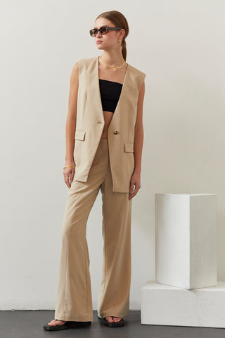 Valencia Pinstripe Trousers