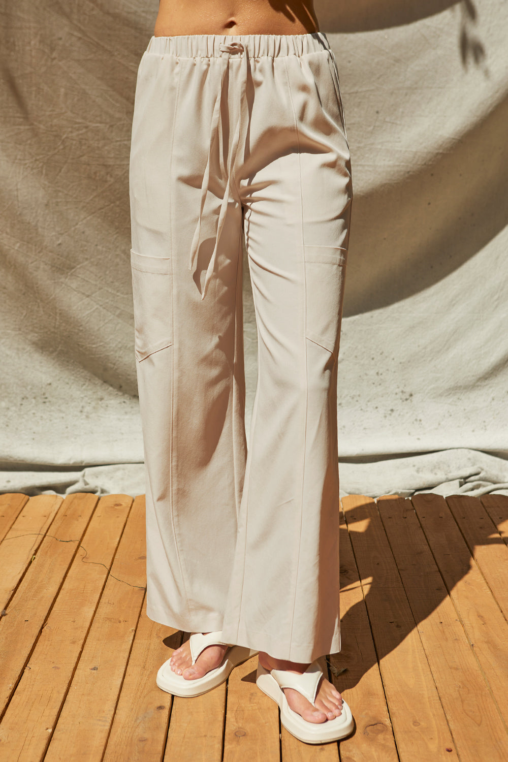 Chic Pants - Denim, Trousers, Pull On-Pants, Knit Pants