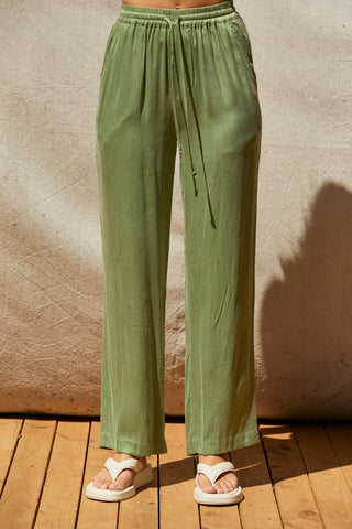 Amelia Pull On Cupro Pants