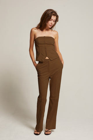 Neve Suede Flared Pants