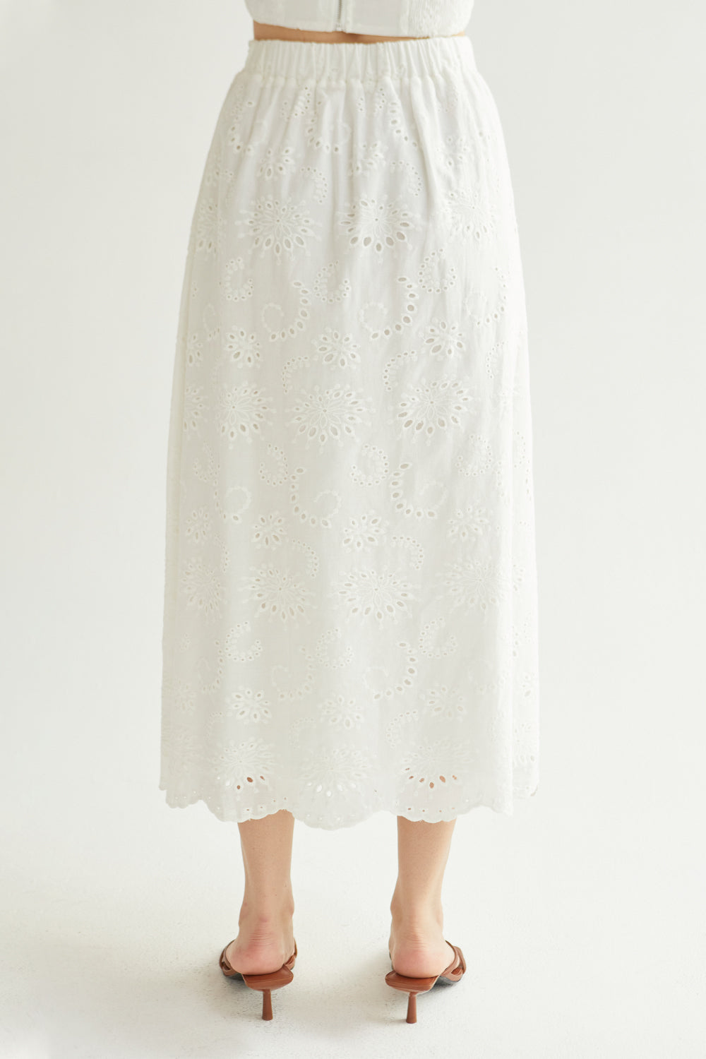 Ray Of Sunshine Eyelet Skirt