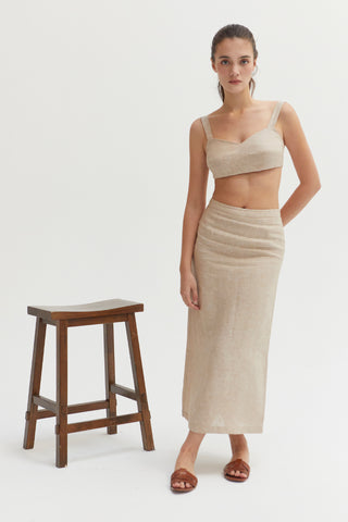 Daniella Linen Skirt