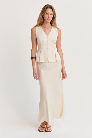 Jace Bias Lyocell Maxi Skirt