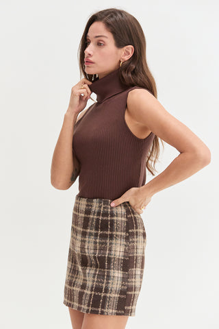 Elise Plaid Mini Skirt
