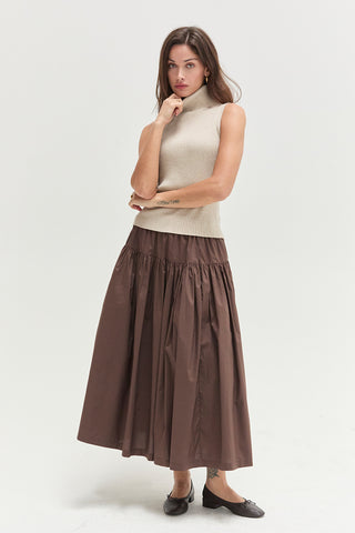 Naomi Turtle Neck Sleeveless Top