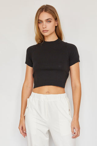 Envie Tie Back Knit Top