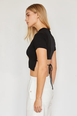 Envie Tie Back Knit Top