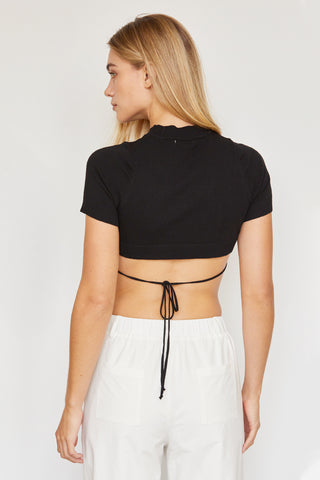 Envie Tie Back Knit Top