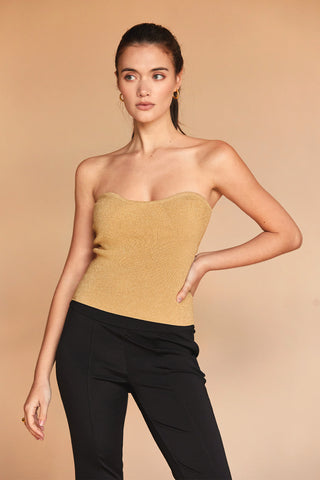 Rey Lurex Corset Top