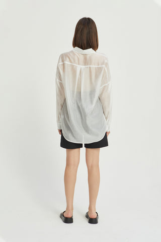 Candice Sheer Button Up Shirt