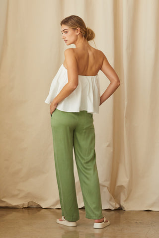 Kaeley Poplin Tube Top