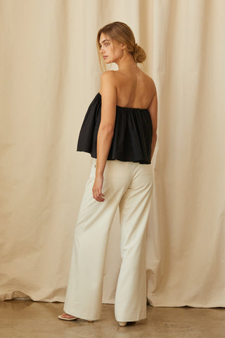 Kaeley Poplin Tube Top