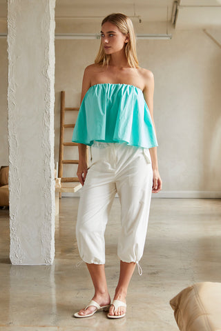 Kaeley Poplin Tube Top