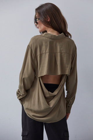 Sianna Open Back Shirt