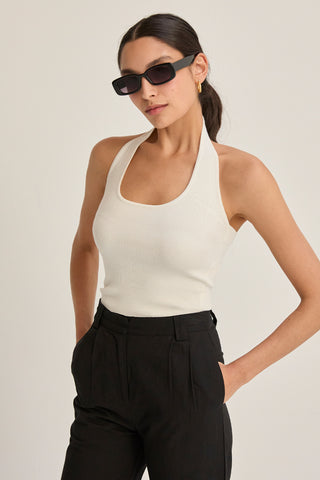 Jazzlyn Halter Knit Top