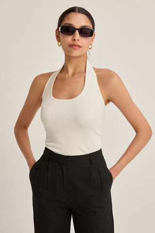 Jazzlyn Halter Knit Top