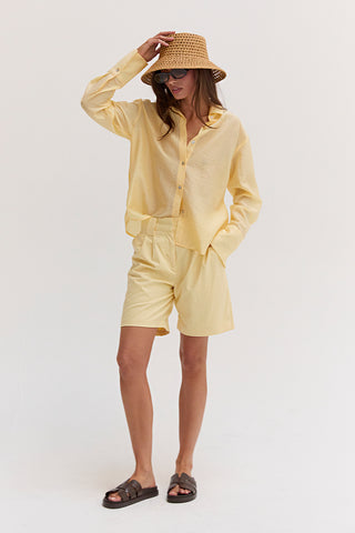 Nadia Crinkled Tencel Button Up Shirt
