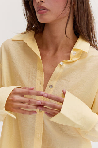 Nadia Crinkled Tencel Button Up Shirt