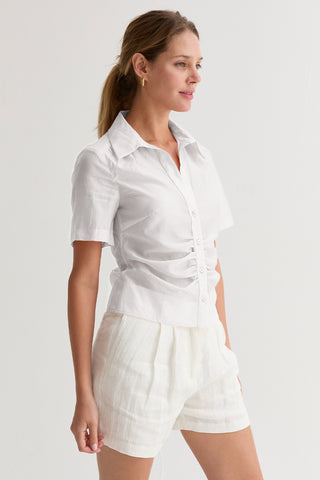 Lola Tencel Button Up Top
