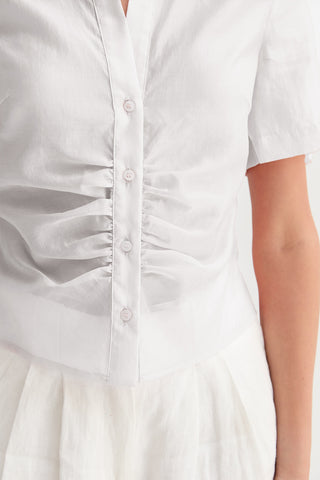 Lola Tencel Button Up Top