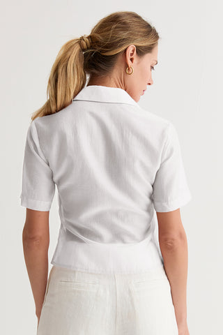 Lola Tencel Button Up Top