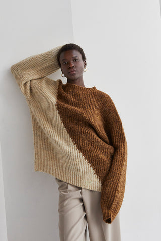 Reese Color Block Sweater