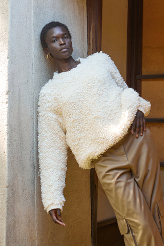 Maggy Curly Yarn Pullover