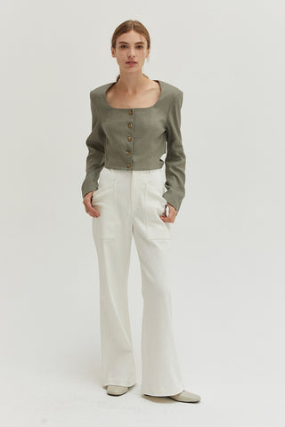 Crezensia Cropped Blazer