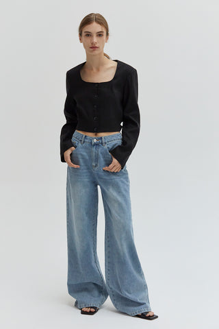 Crezensia Cropped Blazer