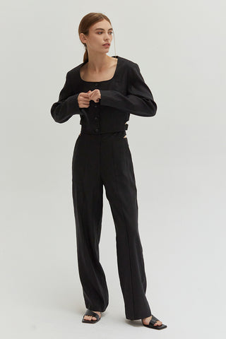Crezensia Cropped Blazer