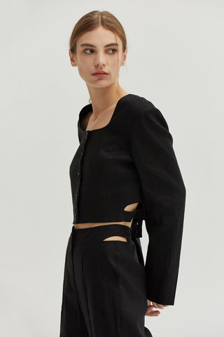 Crezensia Cropped Blazer