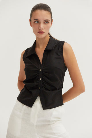 Rae Linen Top