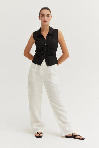 Rae Linen Top