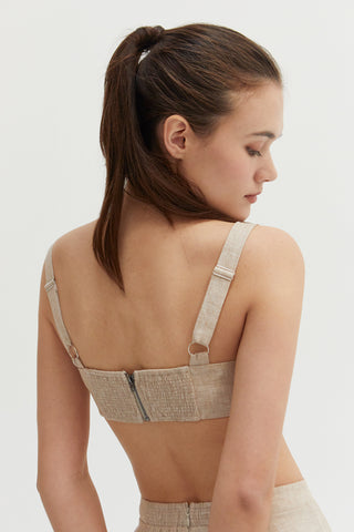 Kendall Linen Bralette