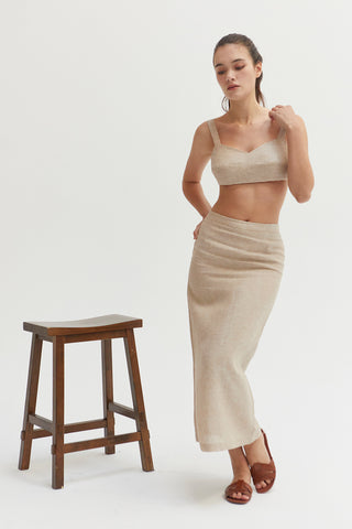 Kendall Linen Bralette